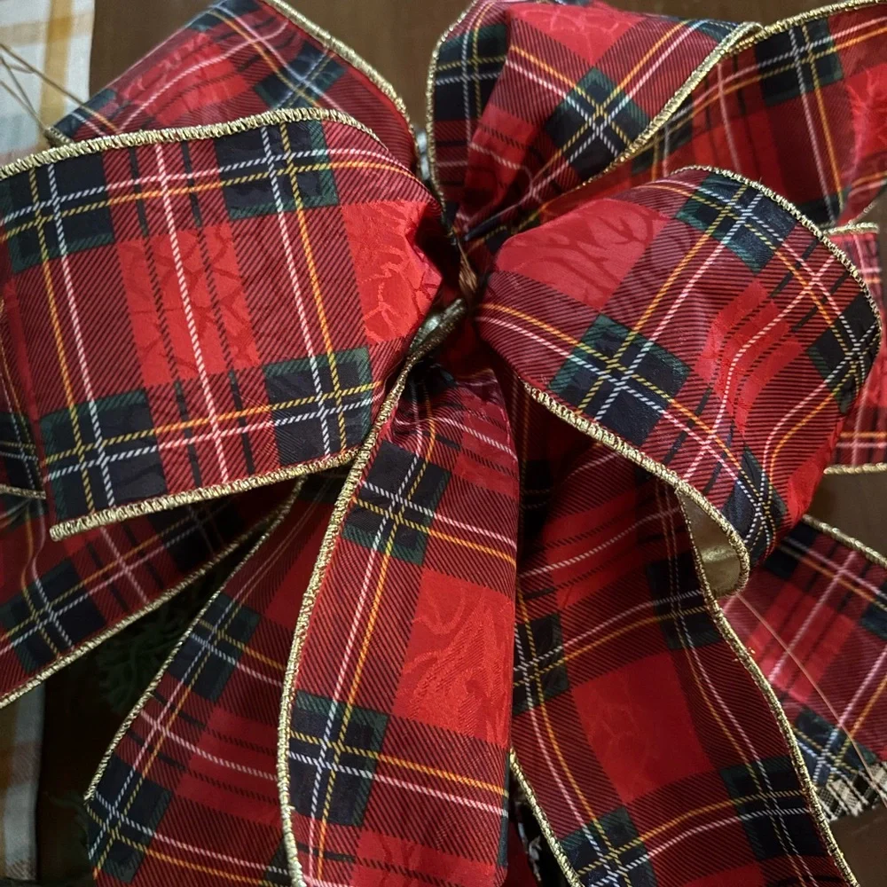 Red/Green Ralph Lauren Plaid Bow Theme Inspired Tree Or Garland Final Sale